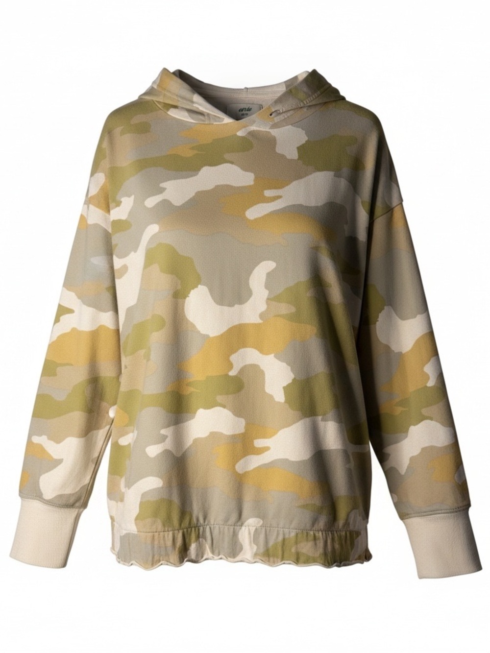 aerie Cowl-Neck Camouflage Sweater Women XS Multi Camo NWOT Relaxed Fit